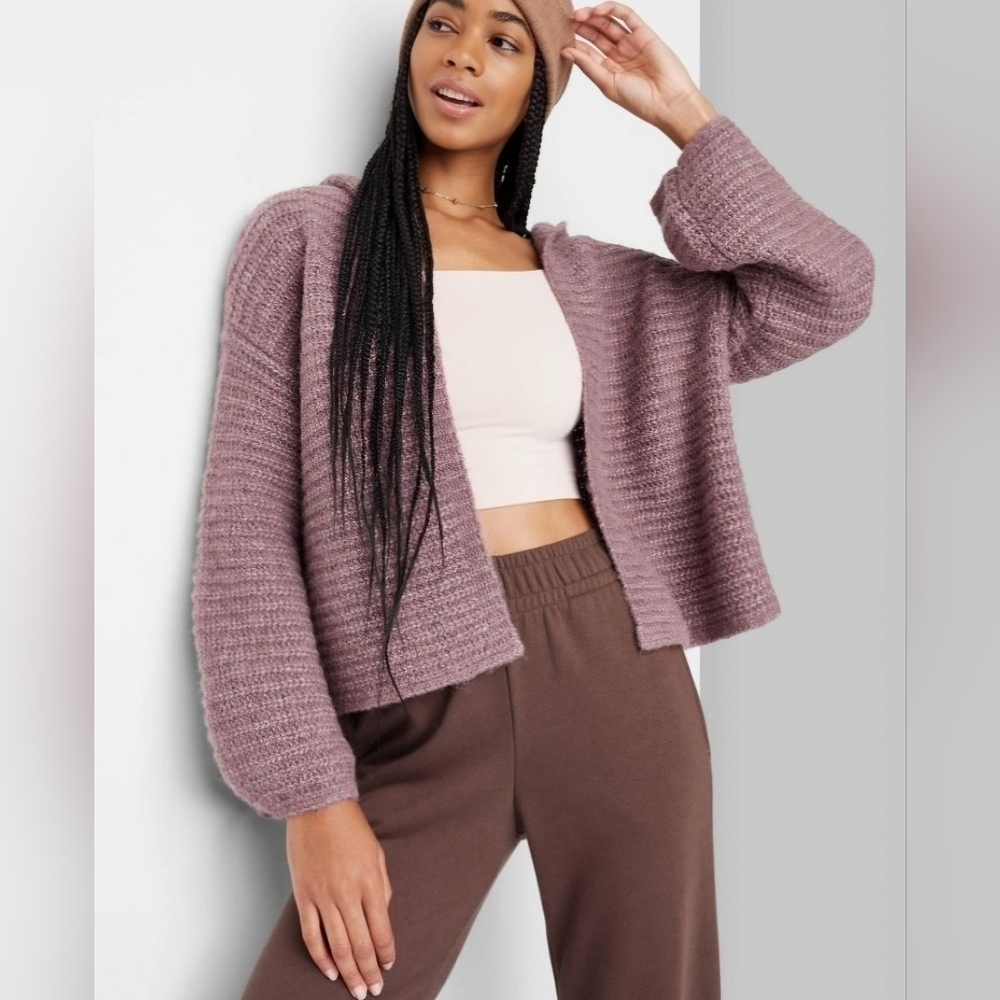 💙 Slouchy oversized hooded sweater
